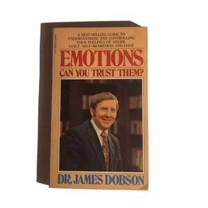 Emotions Can You Trust Them? Paperback Book Vintage by Dr. James Dobson FAIR